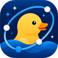 DuckSocial logo with an illustrated yellow duck.
